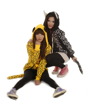Happy cat zip hoodie - bild 4
