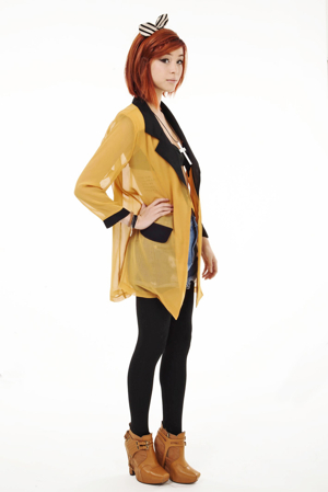 Mira blazer gul