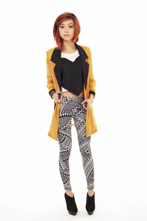 Mira blazer gul