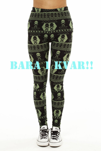 Scull tights gröna