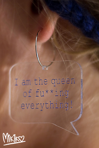 Queen MiKIKO earrings