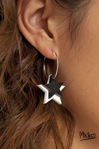 Star örhängen