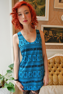 Sierra top blue