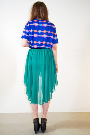 Nina skirt grön