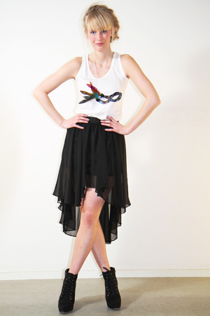 Nina skirt svart