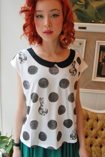 Polka bunny top